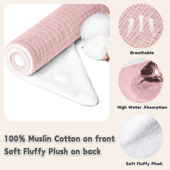 Susurration pink adjustable-snaps bib demonstrates flexible fit for growing babies