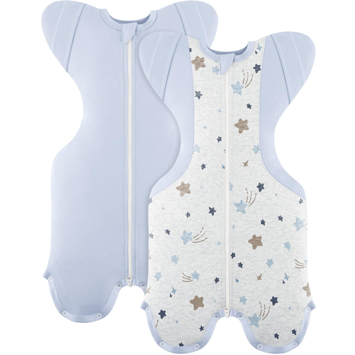Susurration baby sleep sack 2-pack packaging highlights easy-care sleep solution