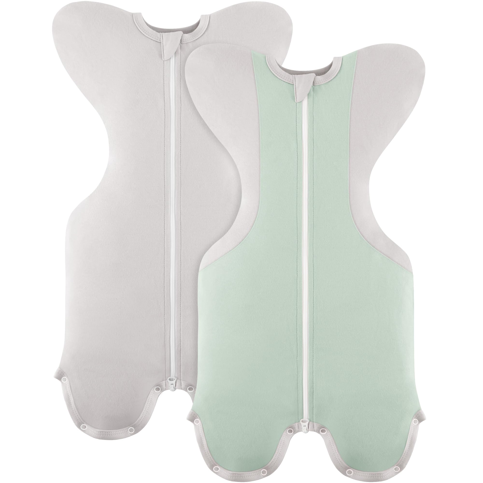 Susurration Baby Sleep Sack pack shot showing two newborn sleep sacks for calm nights