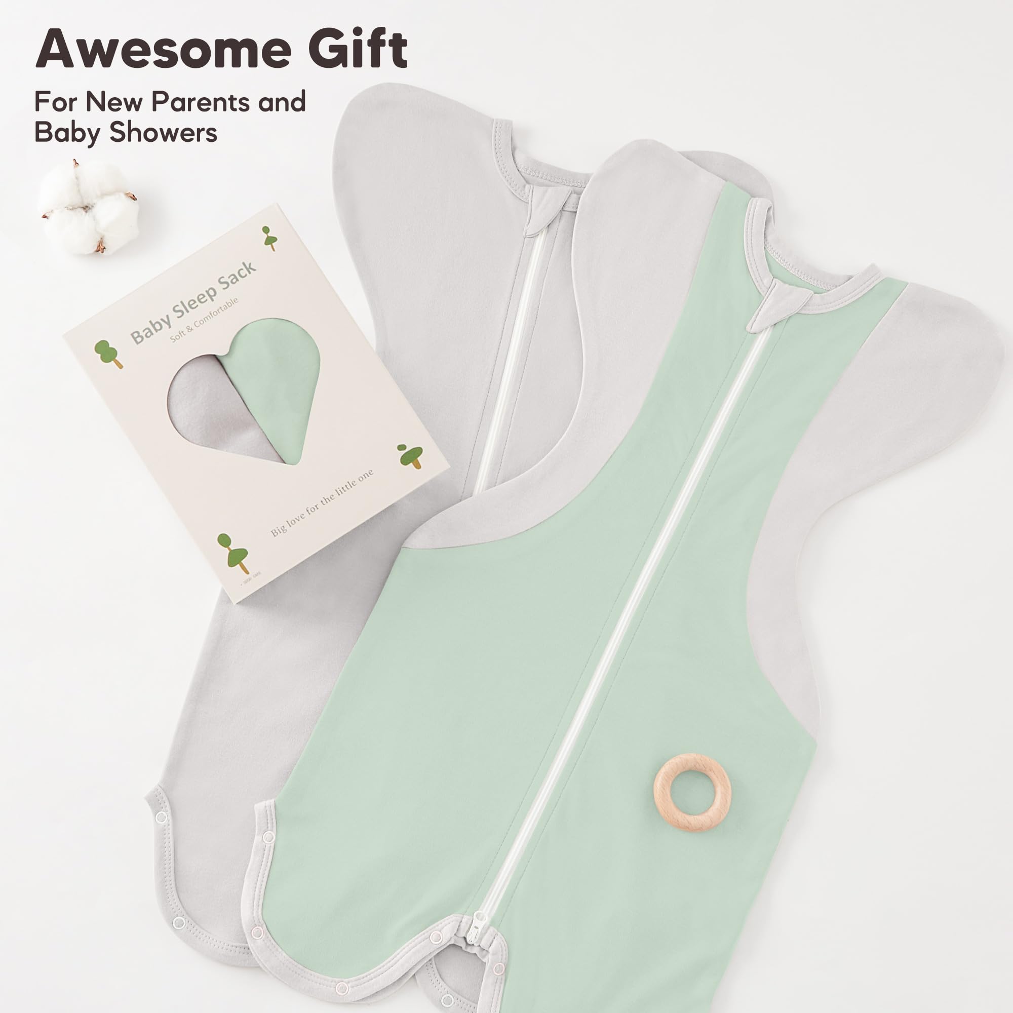 Susurration Baby Sleep Sack two-pack hero emphasizes value and newborn essentials