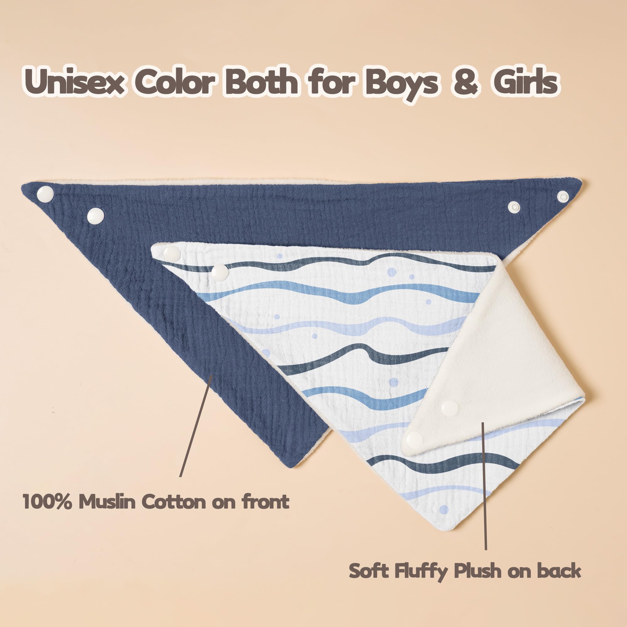 Susurration bib handles drool, spills, and meals with comfort