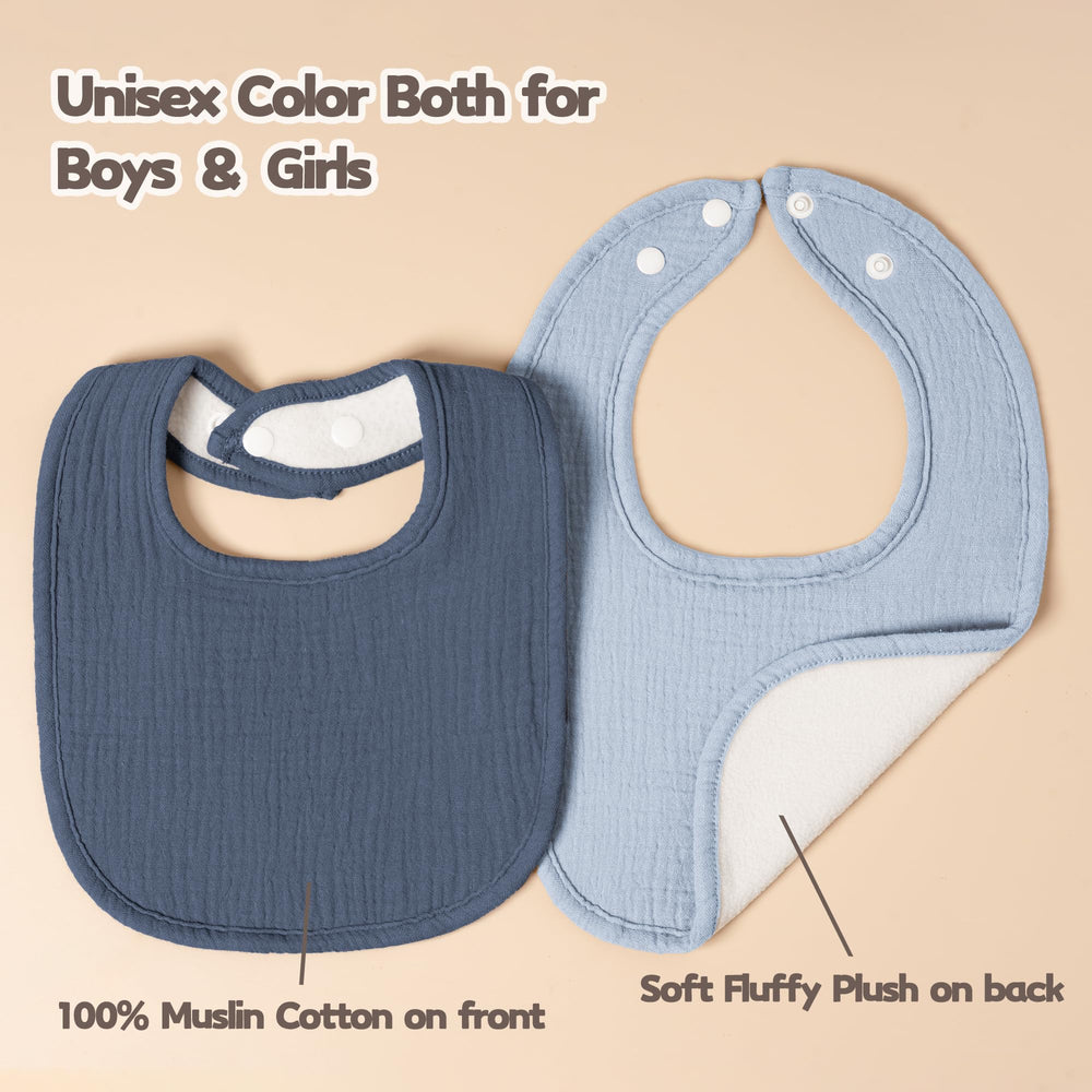 Susurration unisex bib designed for versatile daily use with color variety.