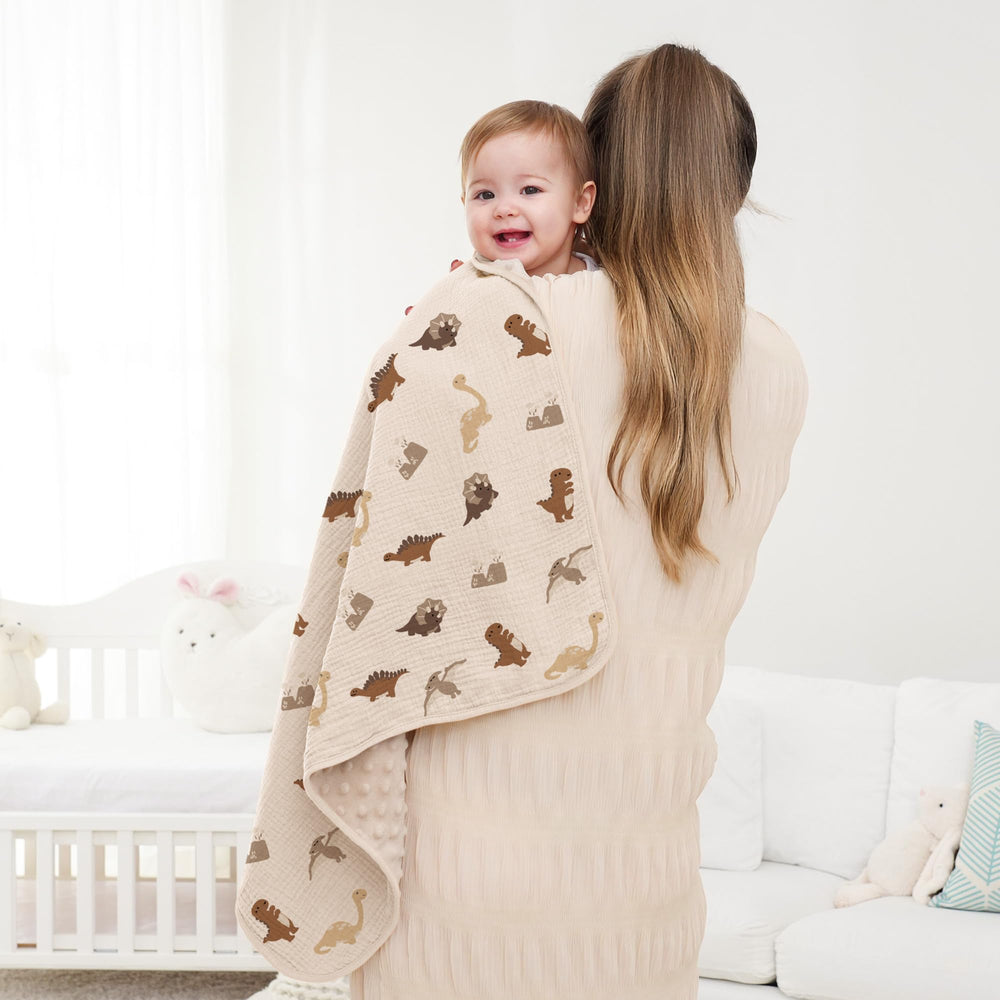 Susurration muslin front blanket offers breathable, gentle touch for year-round use