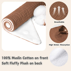 Susurration muslin front material close-up highlighting breathable cotton muslin