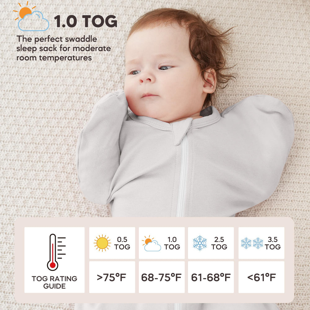 Susurration two-pack packaging offers convenient newborn sleep essentials.
