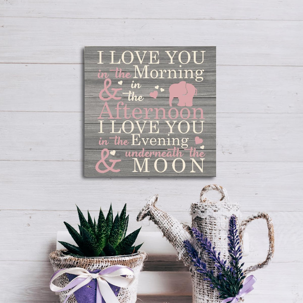 SUSZDOU 6.2 inch wood plaque easel ready wall display with stainless hardware