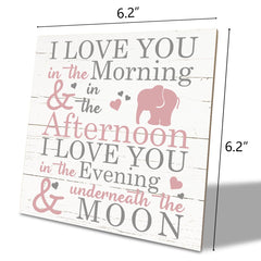 SUSZDOU Love Sign table art for daughter's room adds warm inspirational decor
