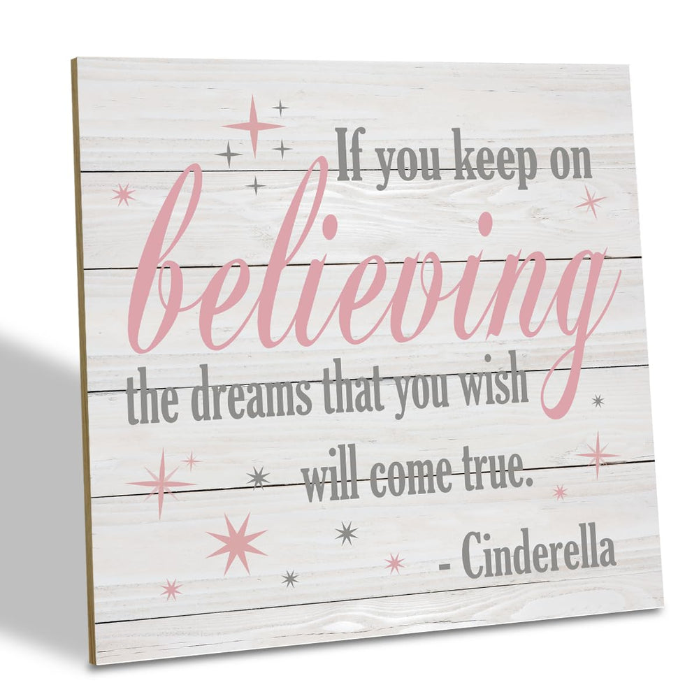 SUSZDOU nursery decor wood sign showcasing rustic warmth for baby's room.