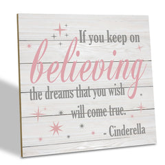 SUSZDOU nursery decor wood sign showcasing rustic warmth for baby's room.