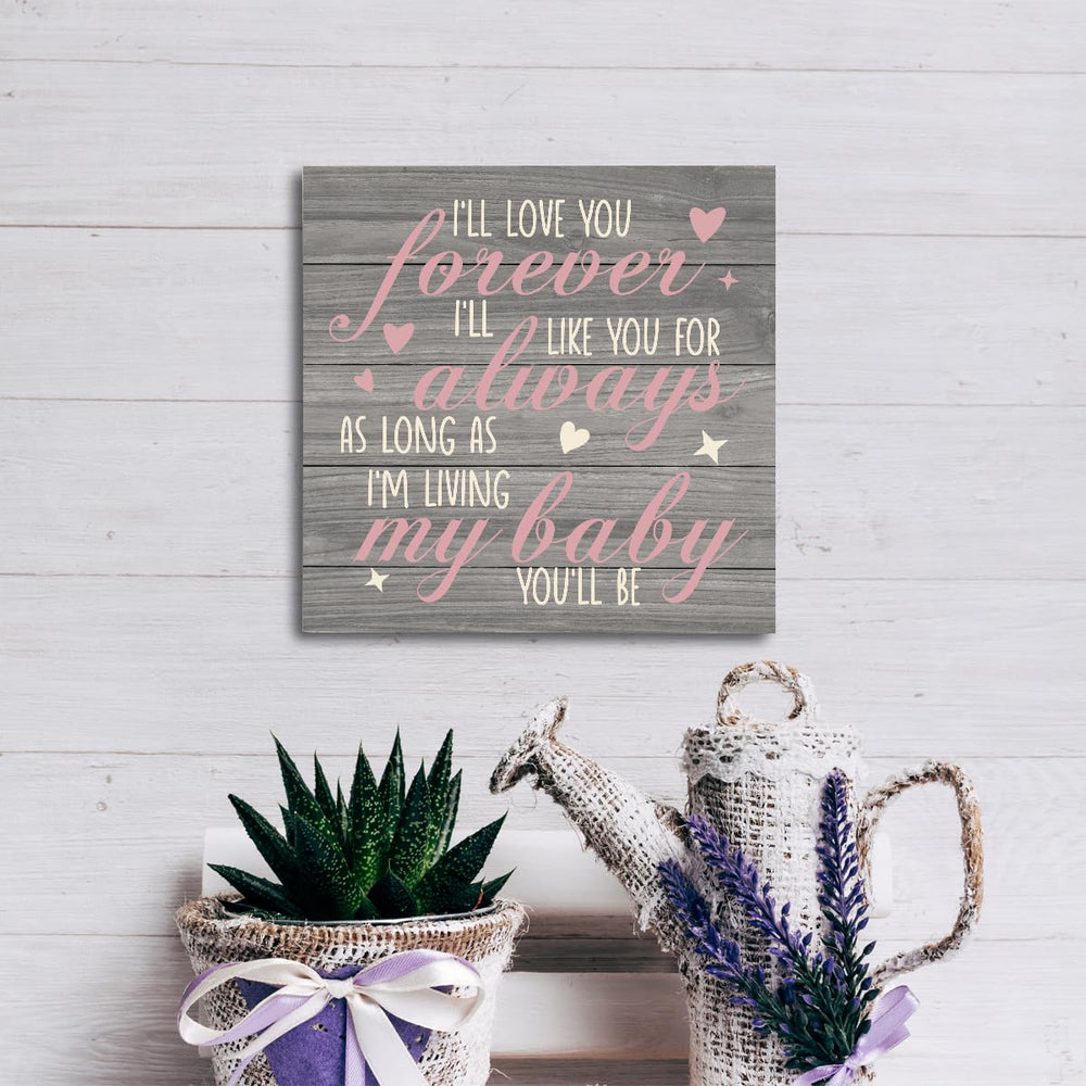 SUSZDOU rustic sign packaged as a warm gift for occasions.