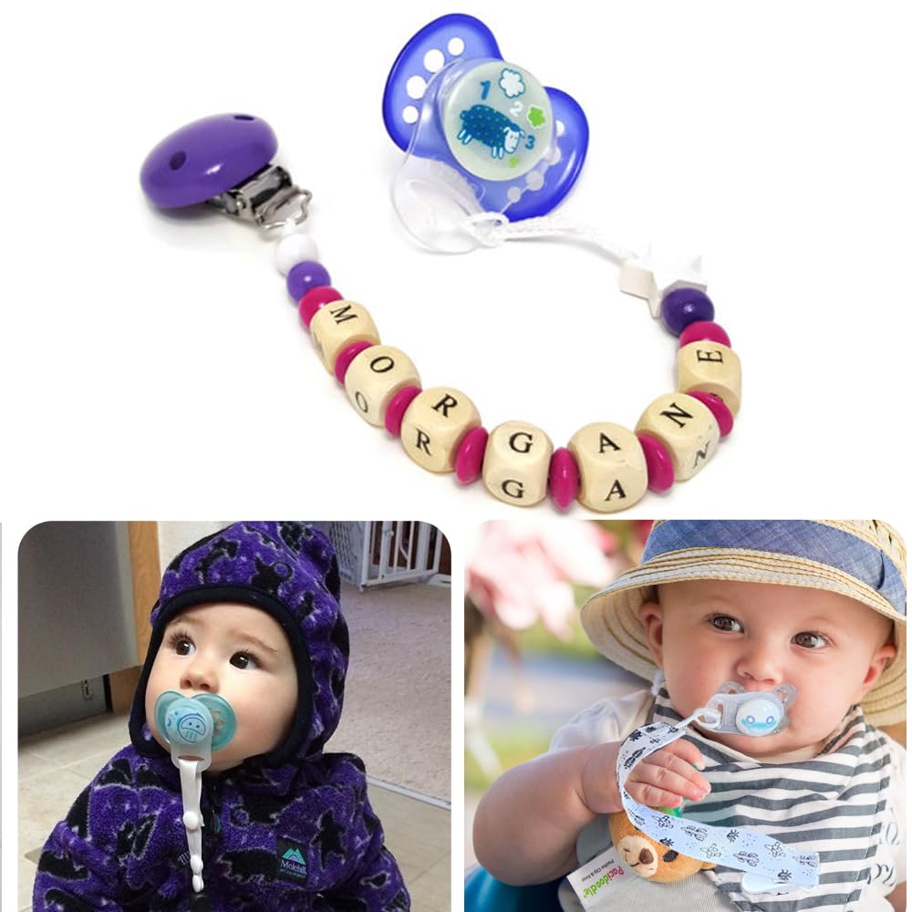 Sutoyuen clear packaging showing rings for newborn pacifier setups.