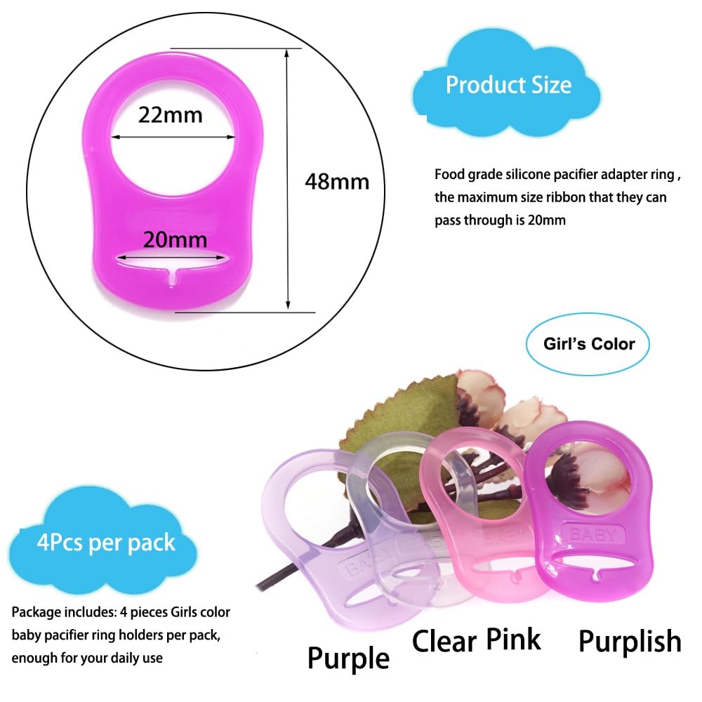sutoyuen pacifier clip Mam compatibility closeup demonstrates secure fit.