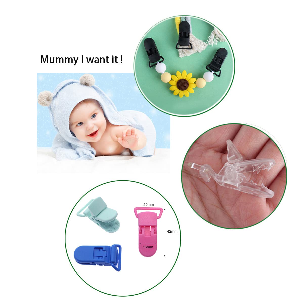 Sutoyuen clip is washable and easy to clean