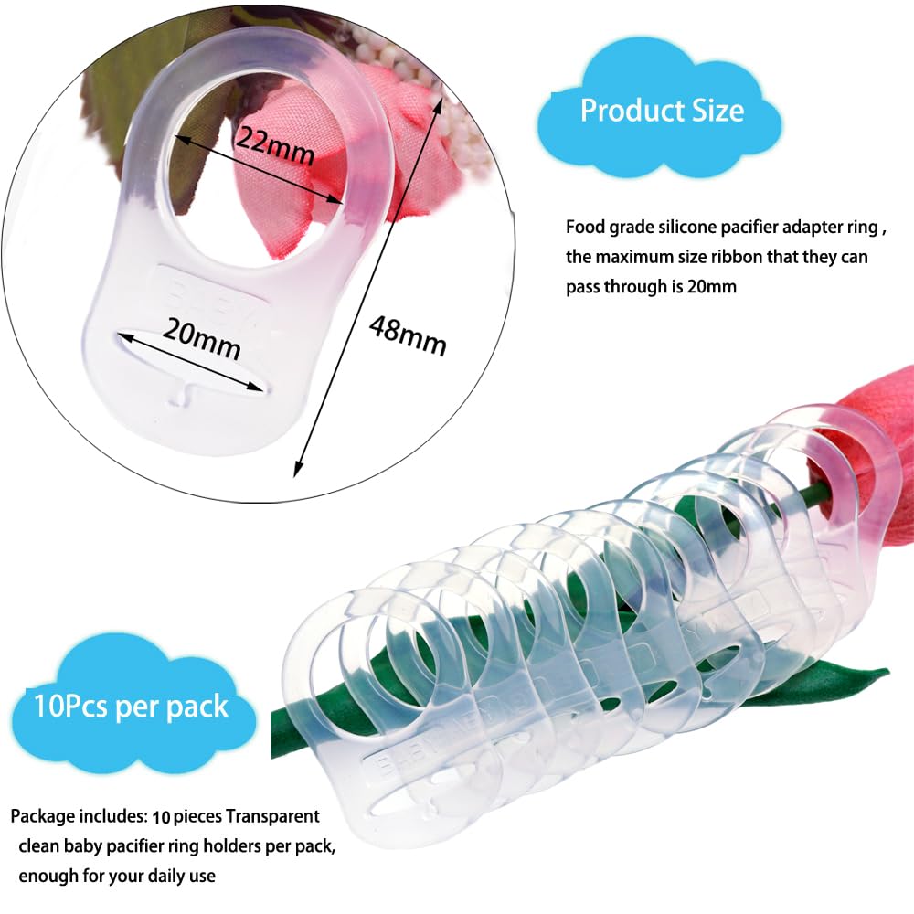 Sutoyuen ribbon clip adapter shown for DIY pacifier setups.