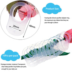 Sutoyuen ribbon clip adapter shown for DIY pacifier setups.