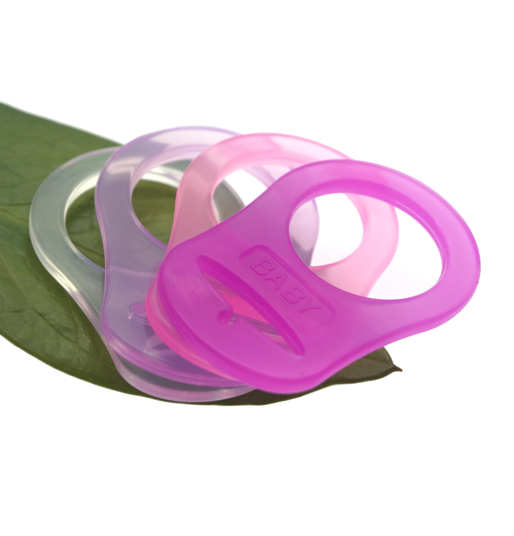 sutoyuen silicone rings closeup showing durable, baby-safe material.