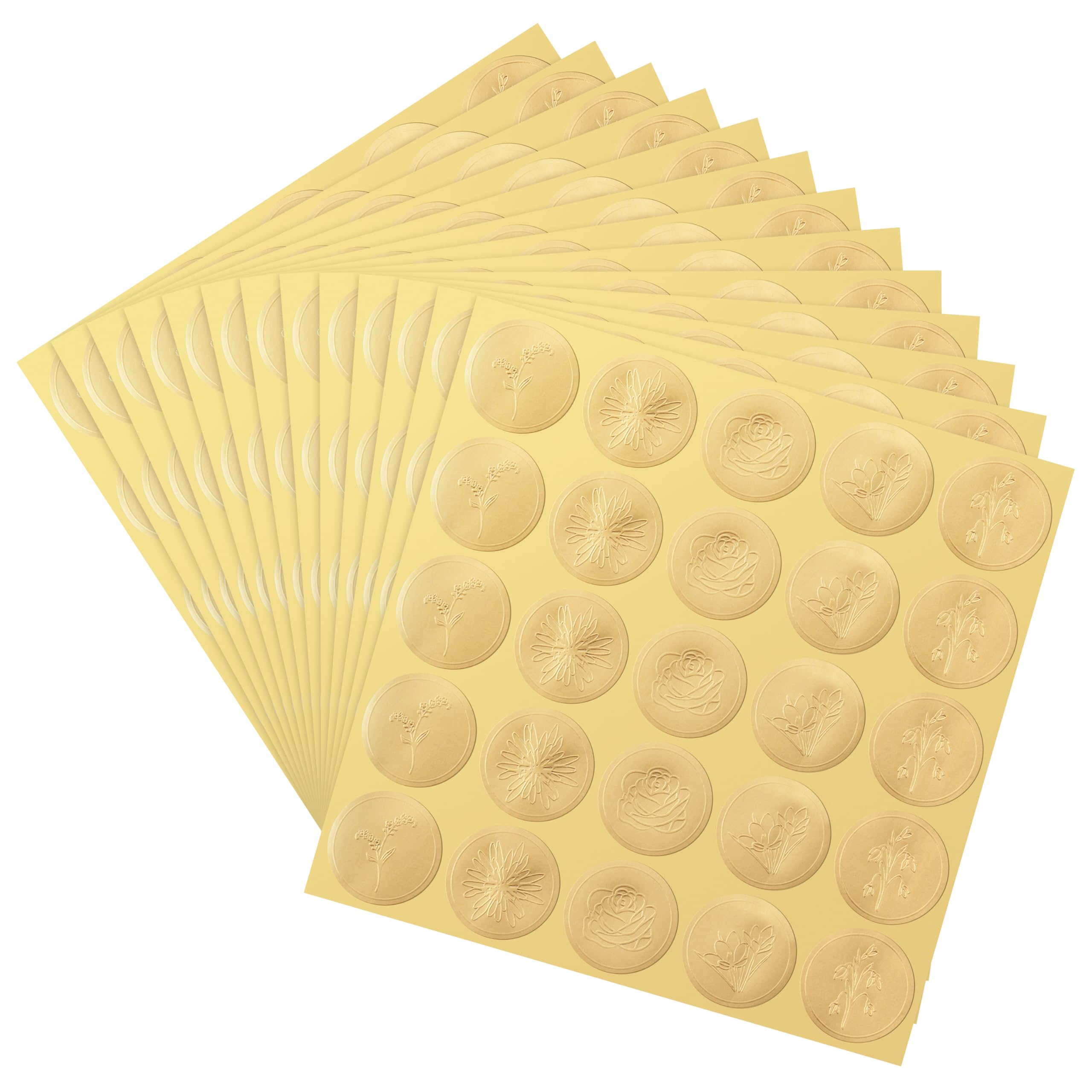 Sutter Signs decorative mailing labels with gold embossing elevate stationery