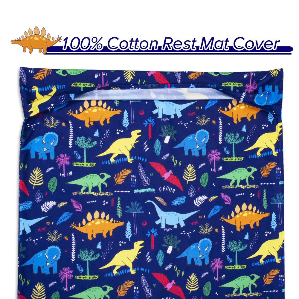Suyfhdc 47x22 nap mat cover fits most mats for daycare or preschool.
