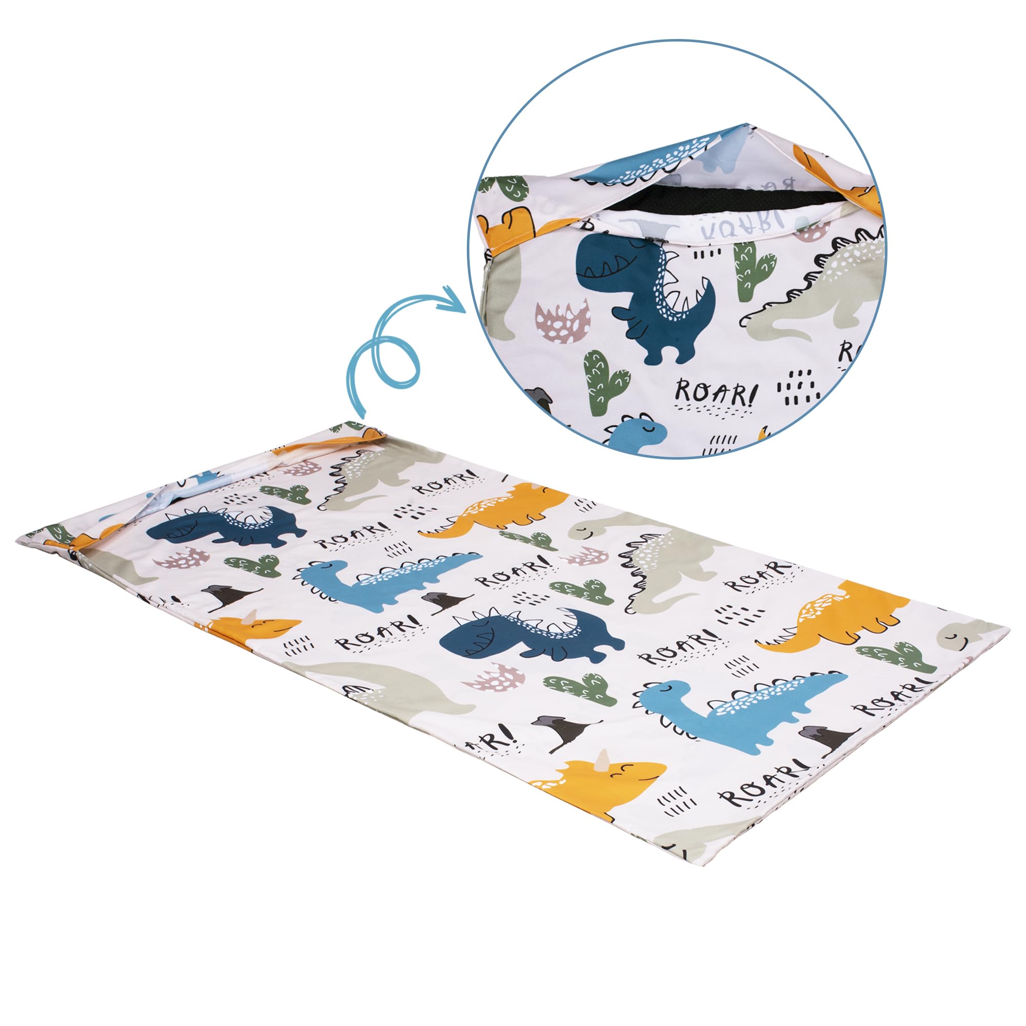 Suyfhdc nap mat cover dinosaur pattern design for kids