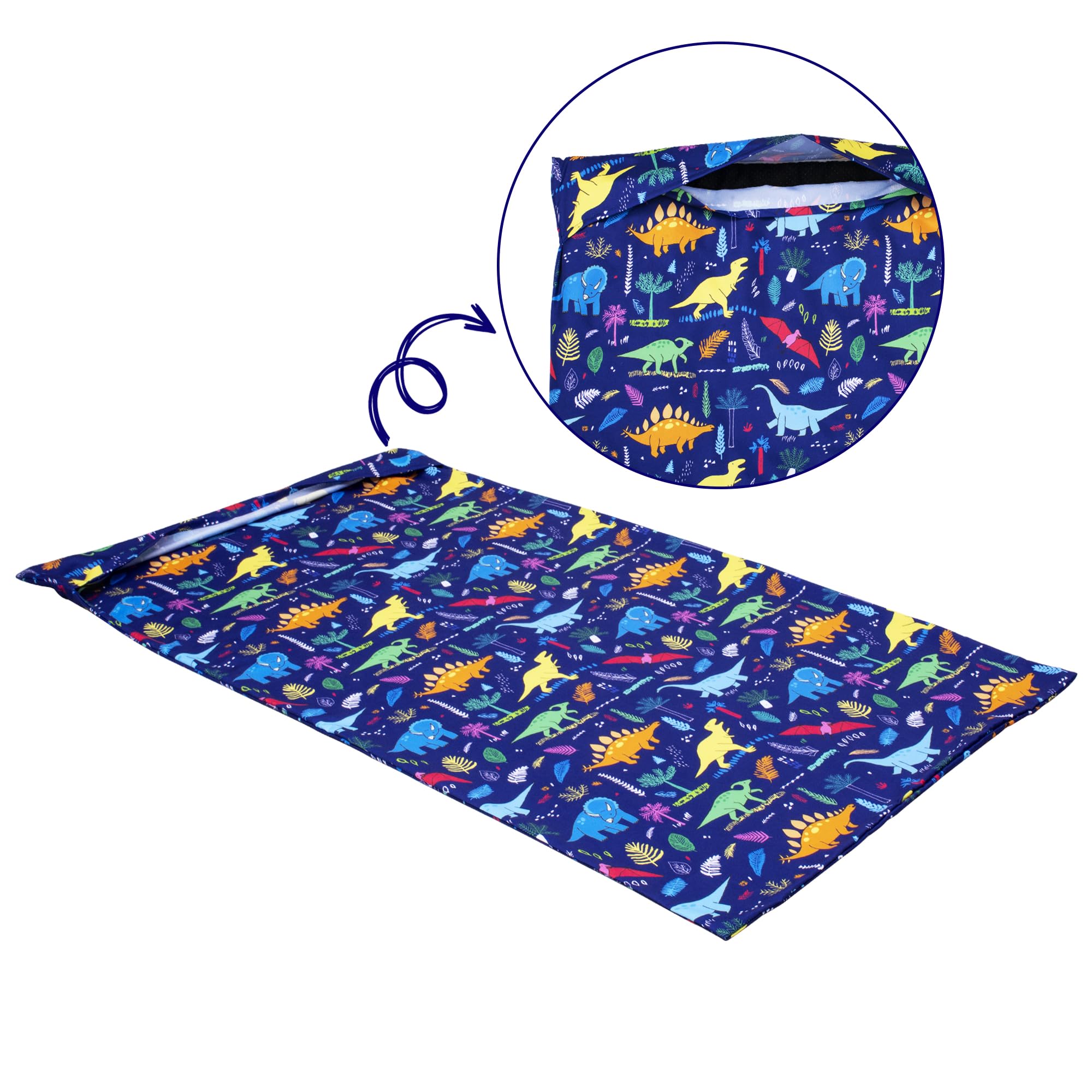 Suyfhdc nap mat cover protects the mat while kids relax.