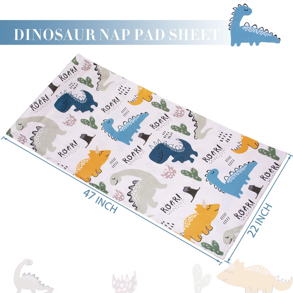 Suyfhdc nap mat cover sewn-in flap close-up showing secure mat during activity