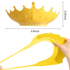 svfbnb shower cap visor wide brim keeps water away for eye protection during baths.