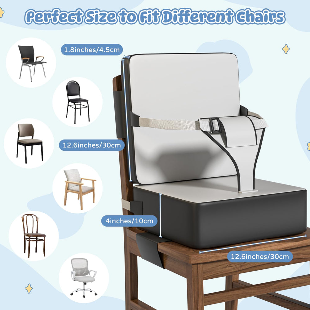 Svikipibe booster seat easy to wipe clean with a damp cloth