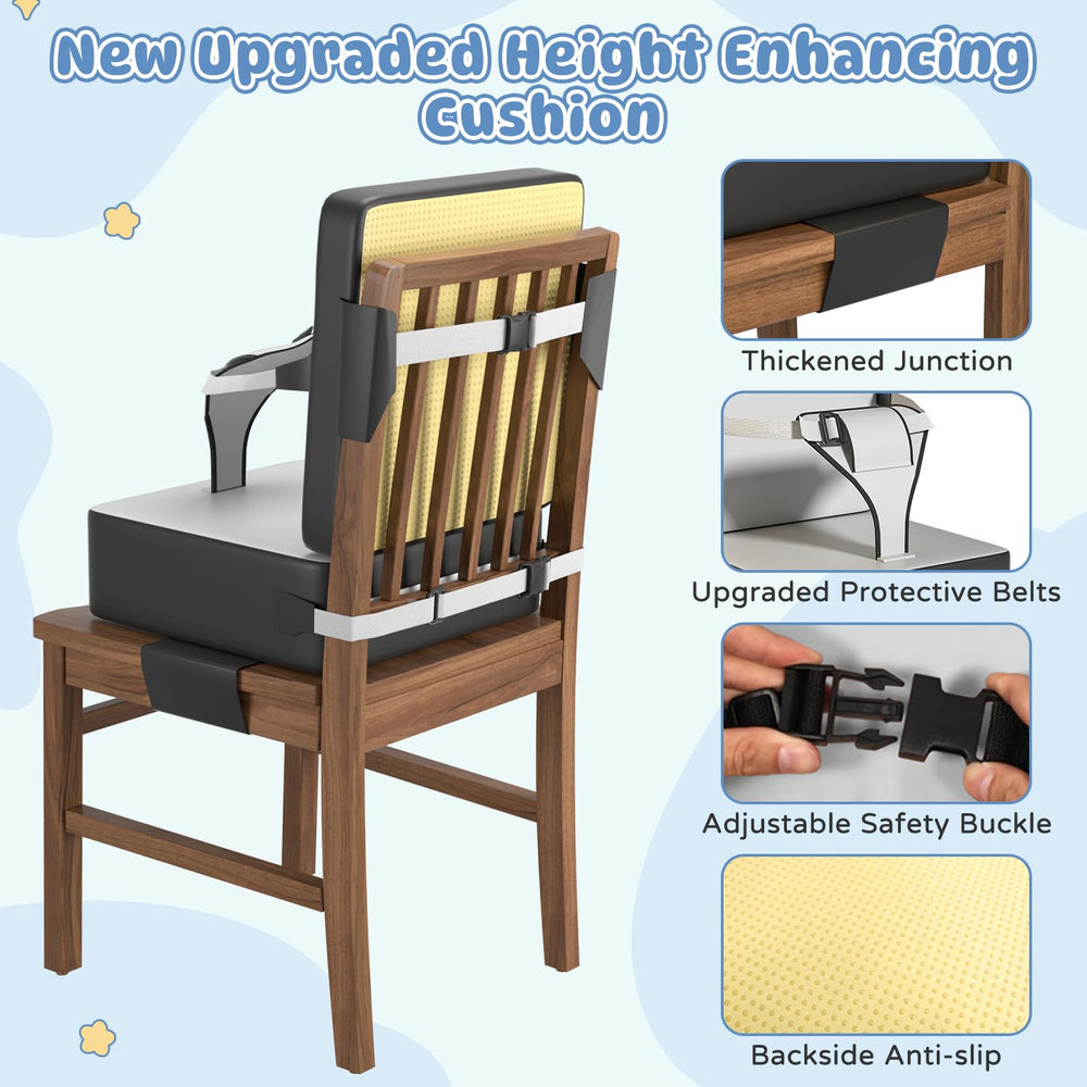Svikipibe booster seat installs in under a minute, ideal for quick setups