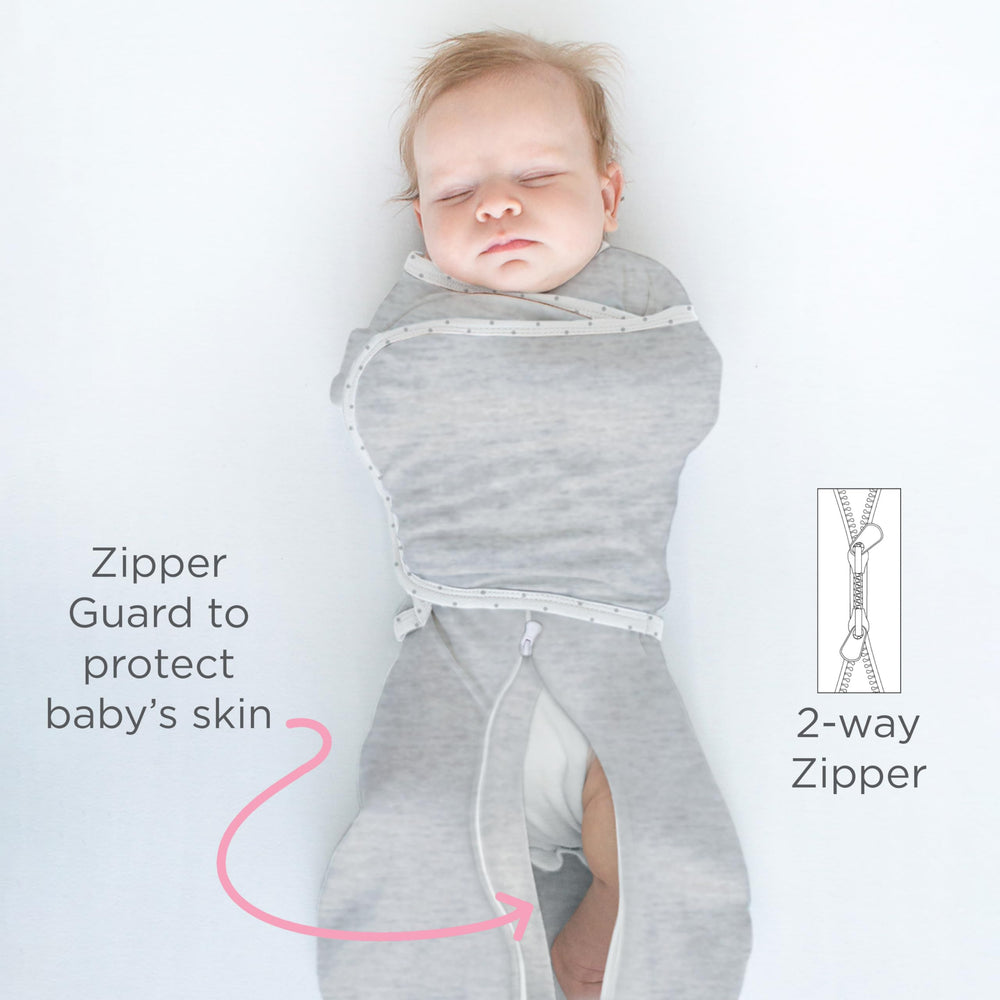 SwaddleDesigns Omni Swaddle Sack 3m size 12-18 lbs aids growing baby transition.