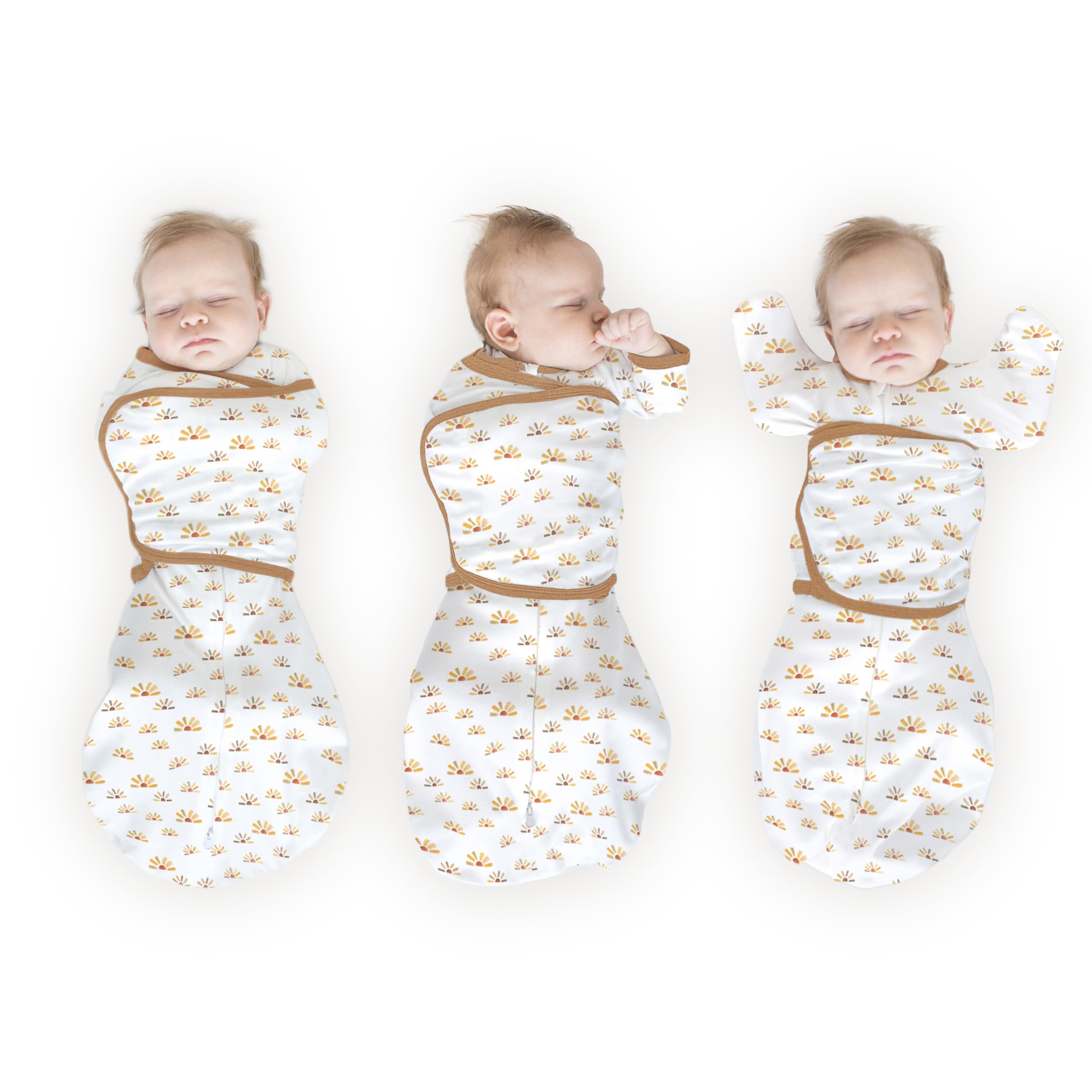 SwaddleDesigns Omni Swaddle Sack arms up for calm self-soothing