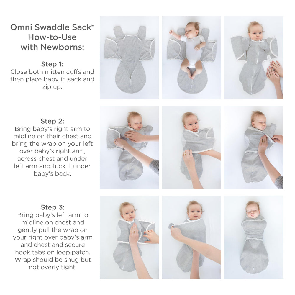 SwaddleDesigns Omni Swaddle arms up aids self-soothing