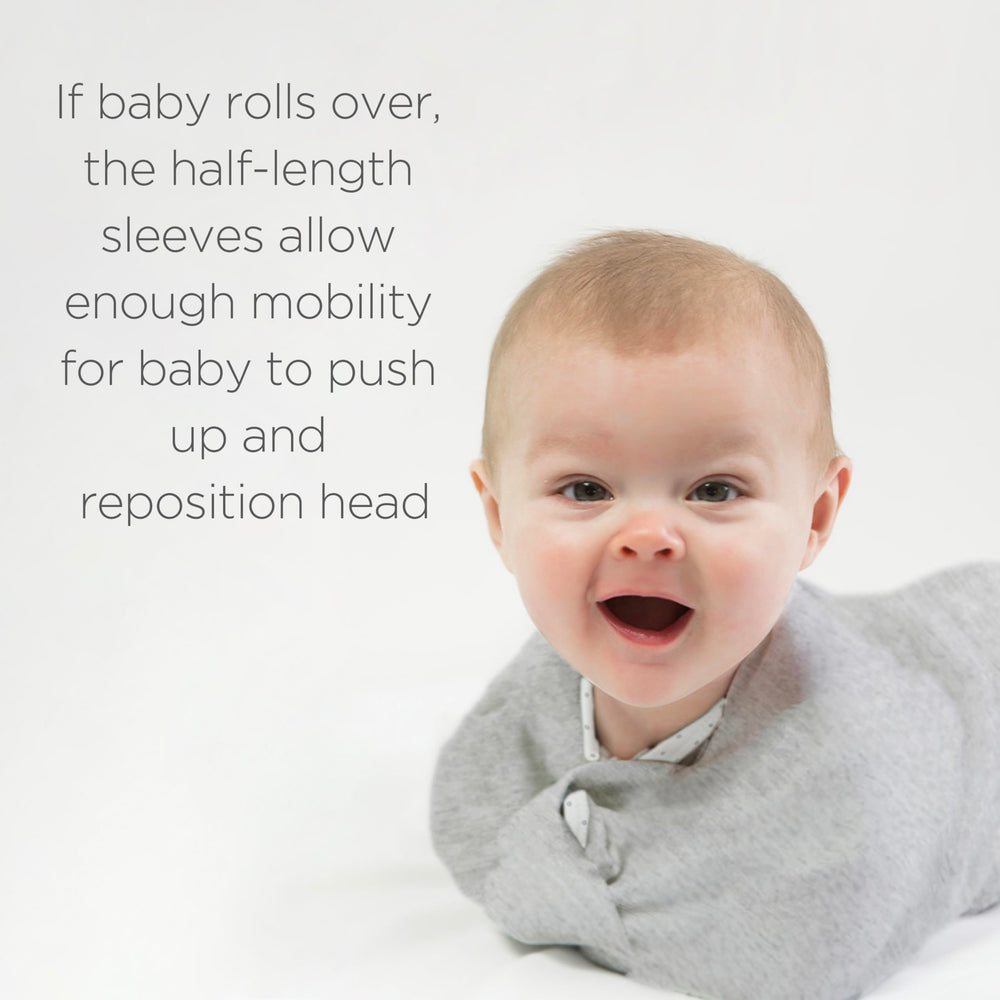 SwaddleDesigns Transitional Swaddle open or closed cuffs helps self-soothing