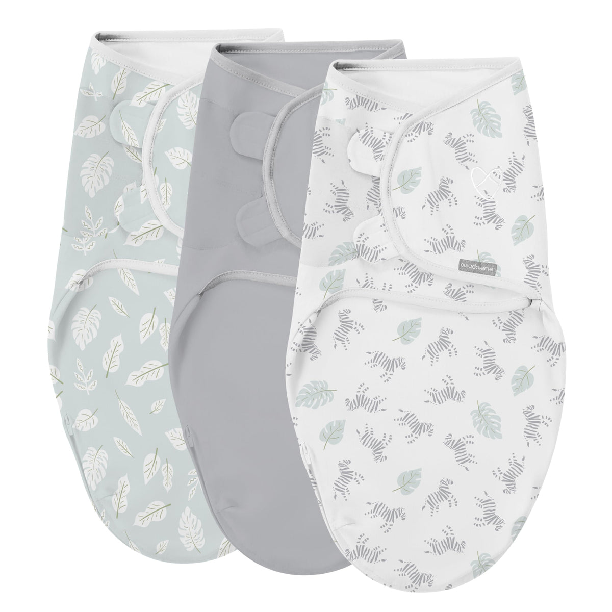 SwaddleMe Easy Change Swaddle showing bottom zipper for quick diaper access