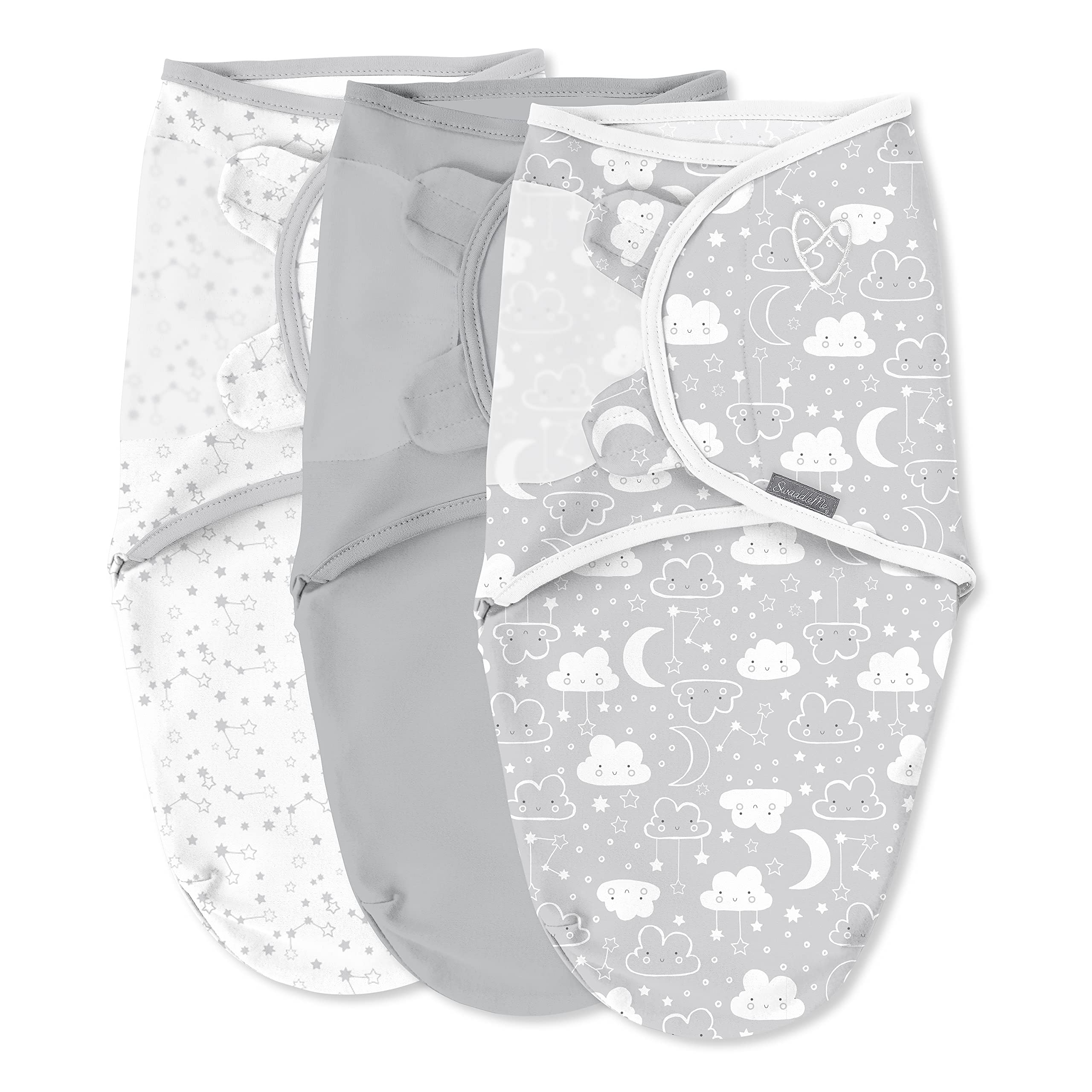 SwaddleMe Starry Night adjustable wings for secure snug fit