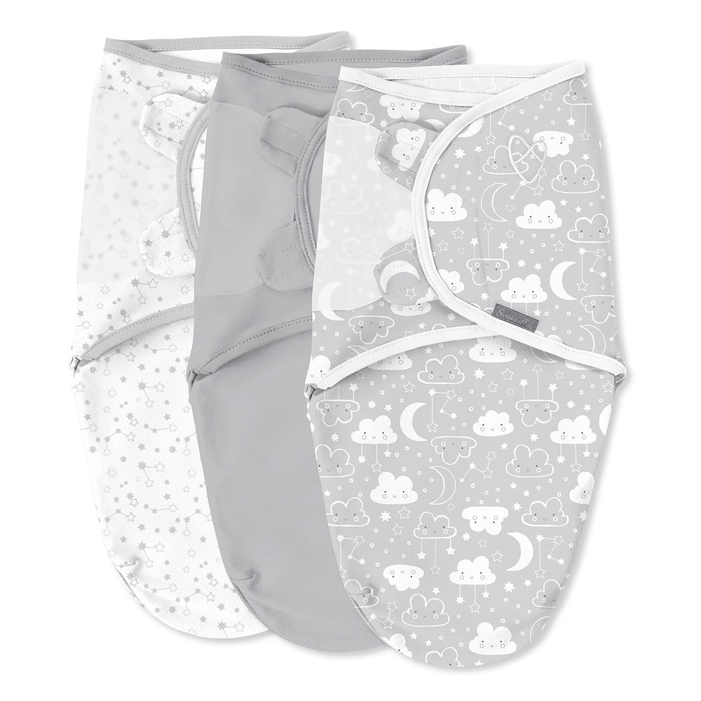 SwaddleMe Starry Night adjustable wings for secure snug fit