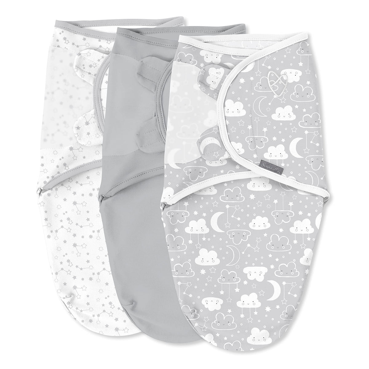 SwaddleMe Starry Night adjustable wings for secure snug fit