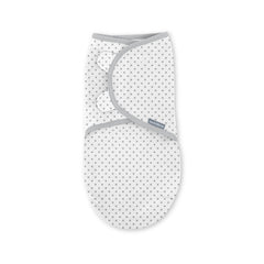 SwaddleMe Original Swaddle hook-and-loop closures keep baby securely wrapped.