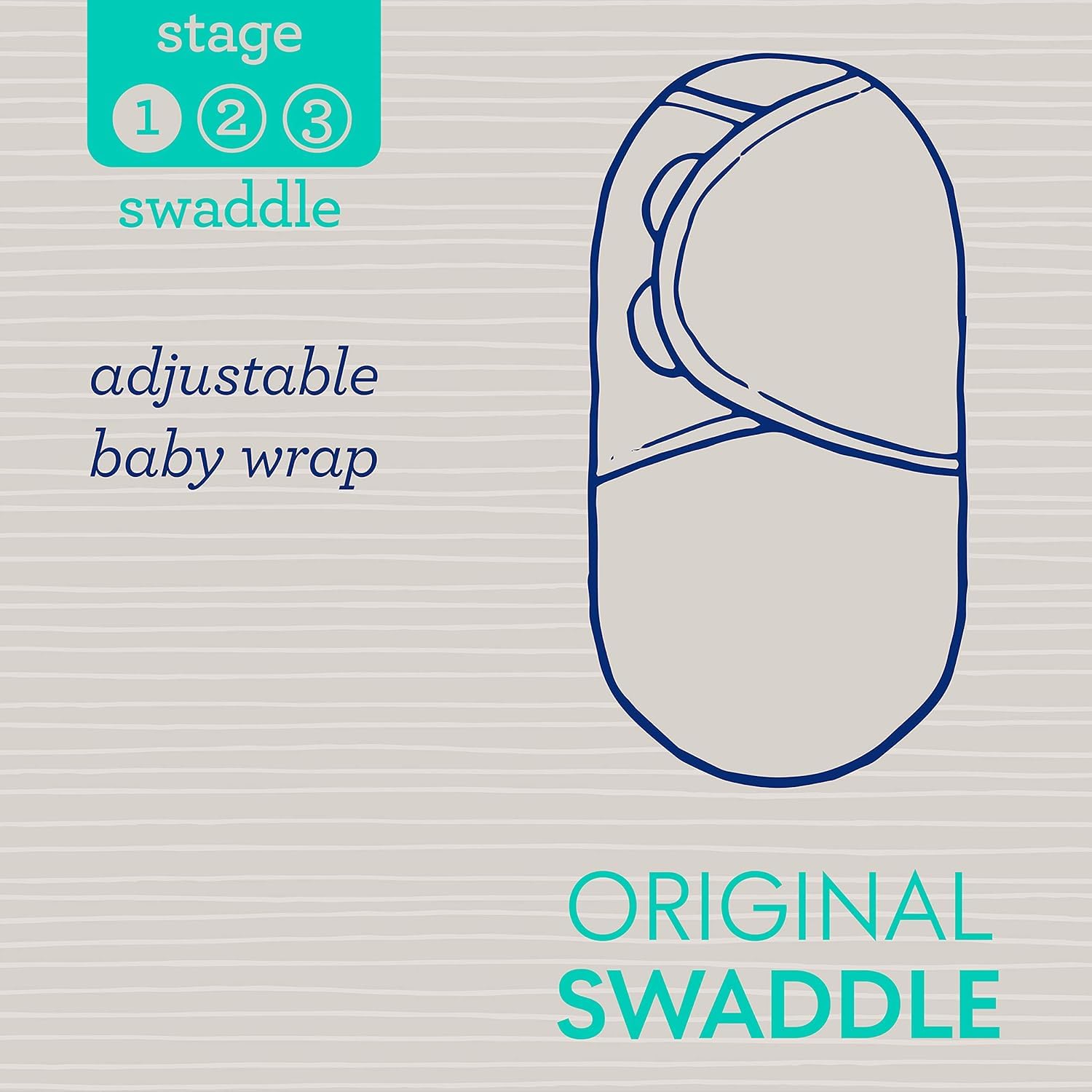 SwaddleMe Jungle Drops pack is machine washable cotton for quick cleanup