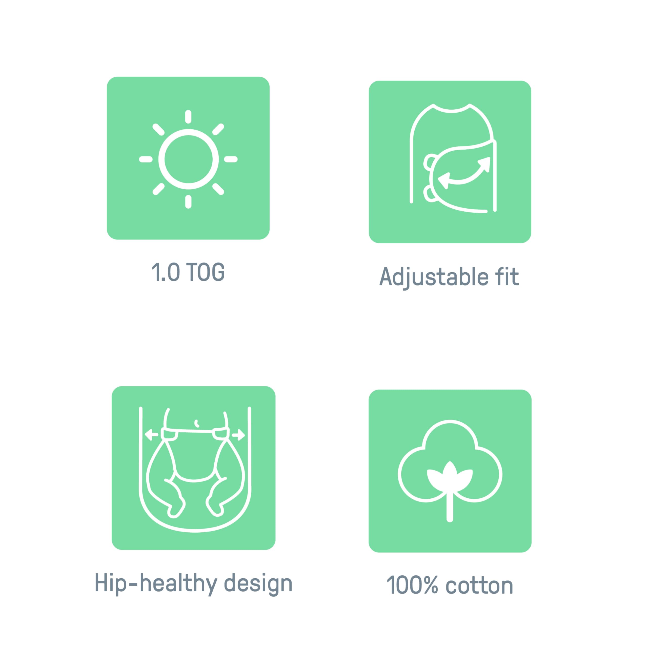 SwaddleMe Original Swaddle Velcro closures for secure, adjustable fit
