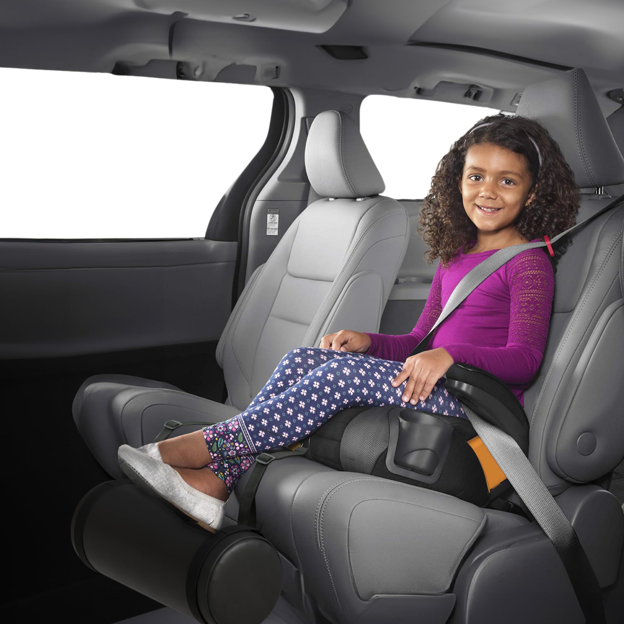 Swanoo leather-cover foot rest provides durable, premium feel for kids.
