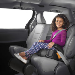 Swanoo leather-cover foot rest provides durable, premium feel for kids.