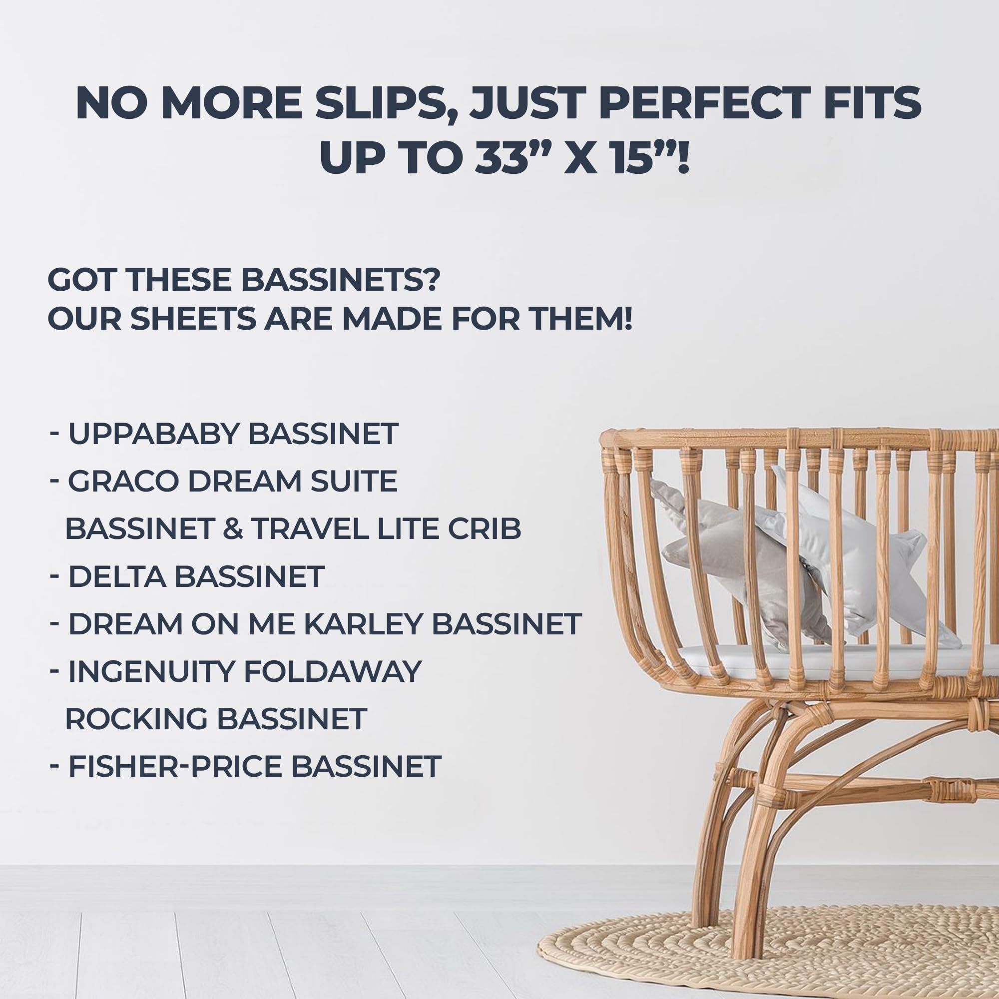 Sweave percale weave close-up highlighting crisp, cooling touch for baby sleep.