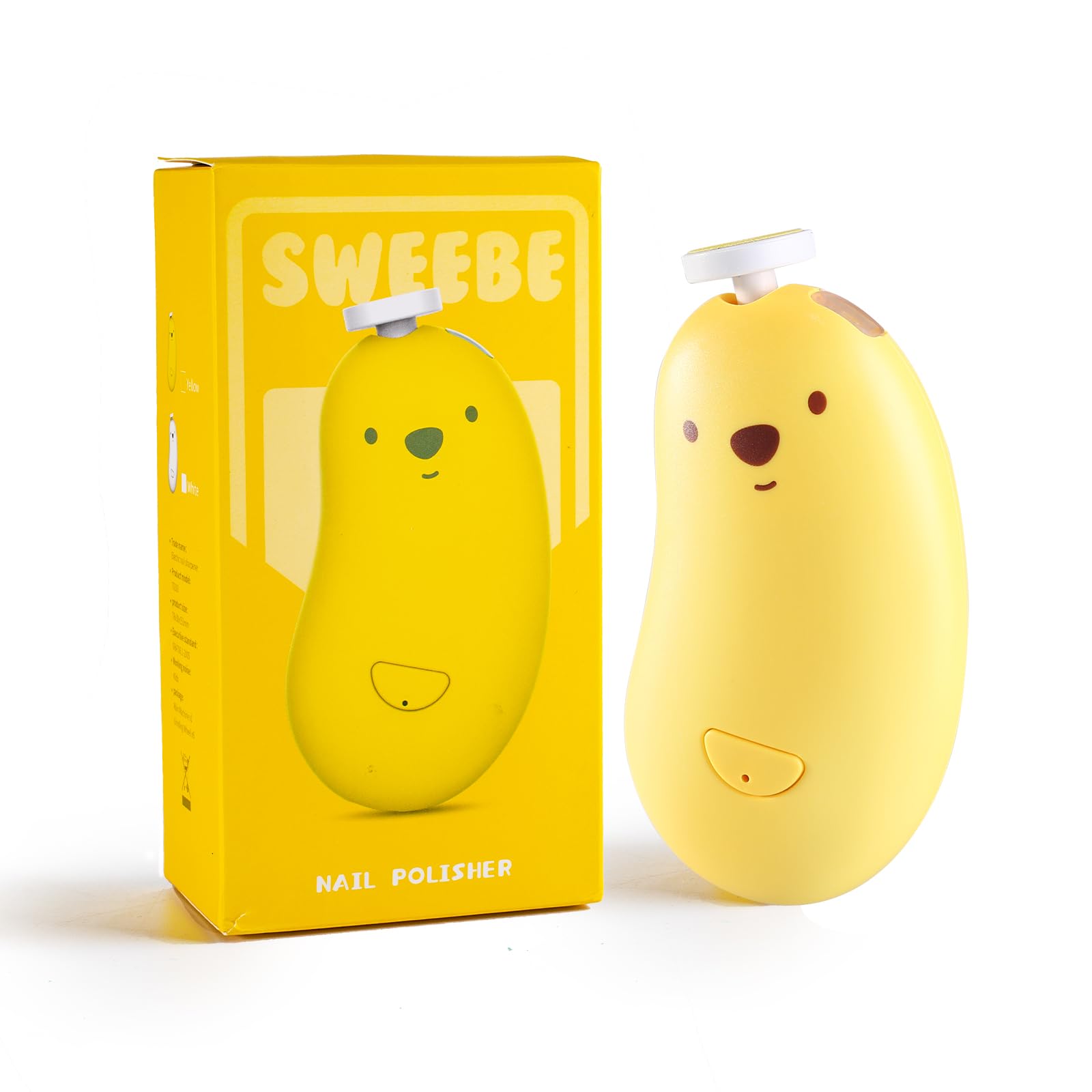 SweeBe Type-C charging on the nail file for easy recharges