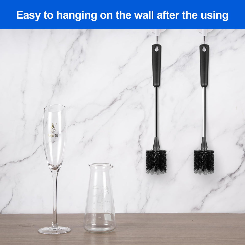 SweeBe bottle brush storage-drying features hanging hole for quick air drying.
