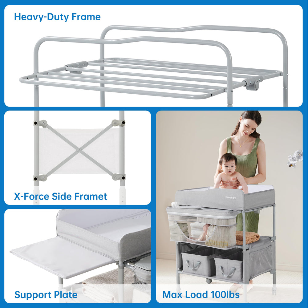 Sweeby changing table serves as a practical baby shower gift idea.