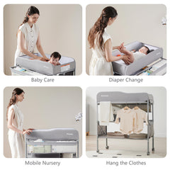 Sweeby waterproof-pad-top provides easy cleanup after diaper changes