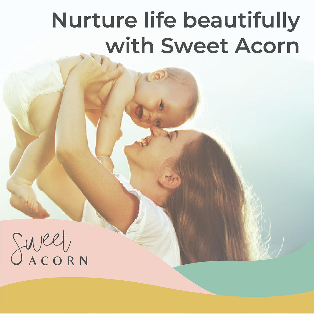 Sweet Acorn knit blanket nursery ambience adds cozy style