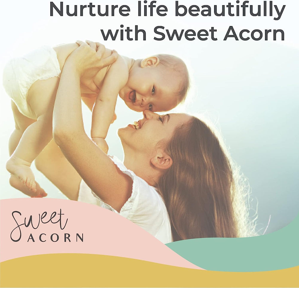 Sweet Acorn knit blanket provides stroller-time comfort on the go.