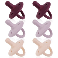 Sweet Child pacifiers set with collapsible handles for easy attachment