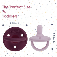 Sweet Child silicone nipple closeup for comfortable soothing